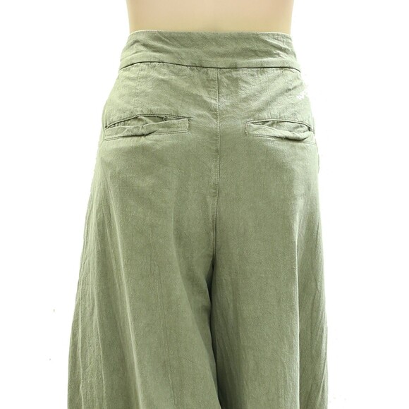 Free People Tegan Washed Barrel Trousers Pants Pleated High Waisted S NWD 282747 - Picture 8 of 10